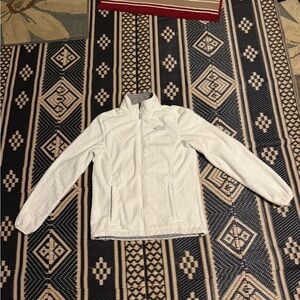 The North Face White Fleece Jacket size S